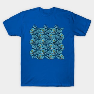 Escher Fish pattern III T-Shirt